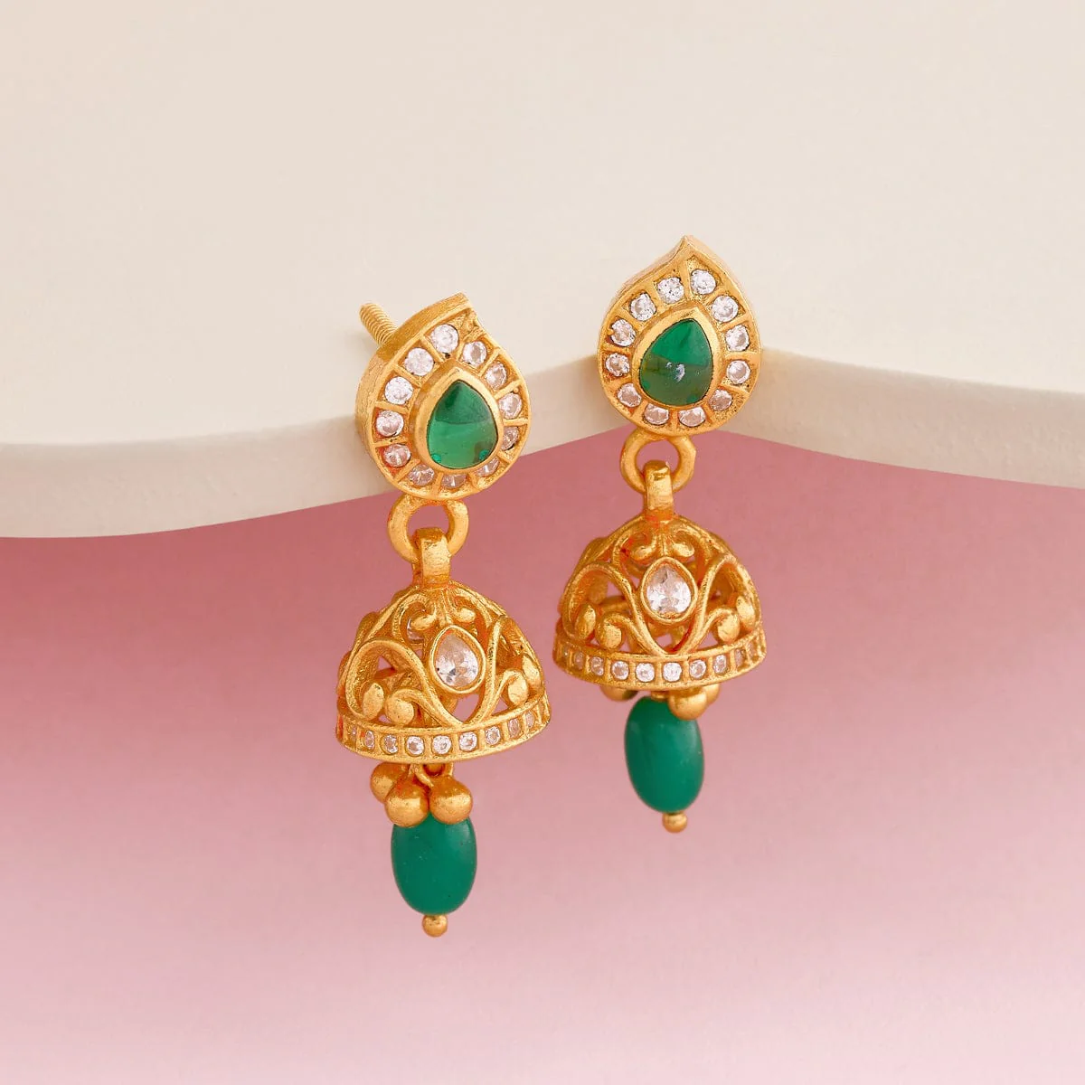 Silver Temple Earring 190627 - Image 5