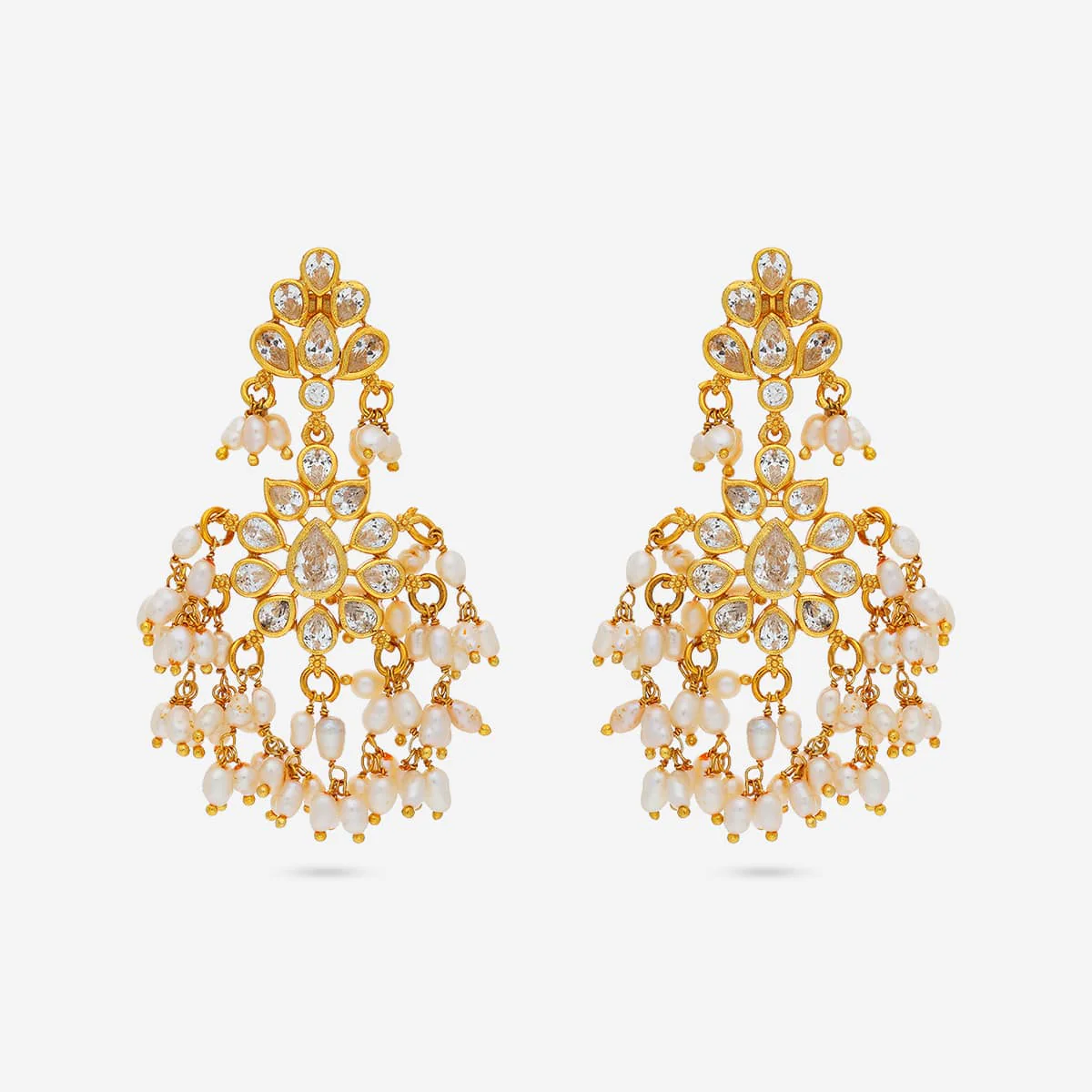 Silver Temple Earring 190845 - Image 5