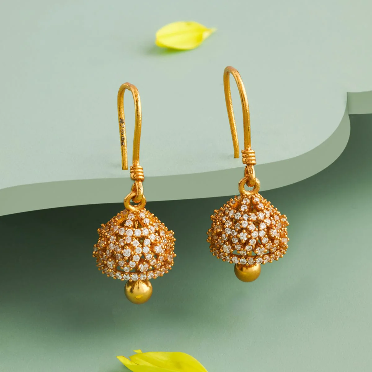 Silver Temple Earring 191827 - Image 2