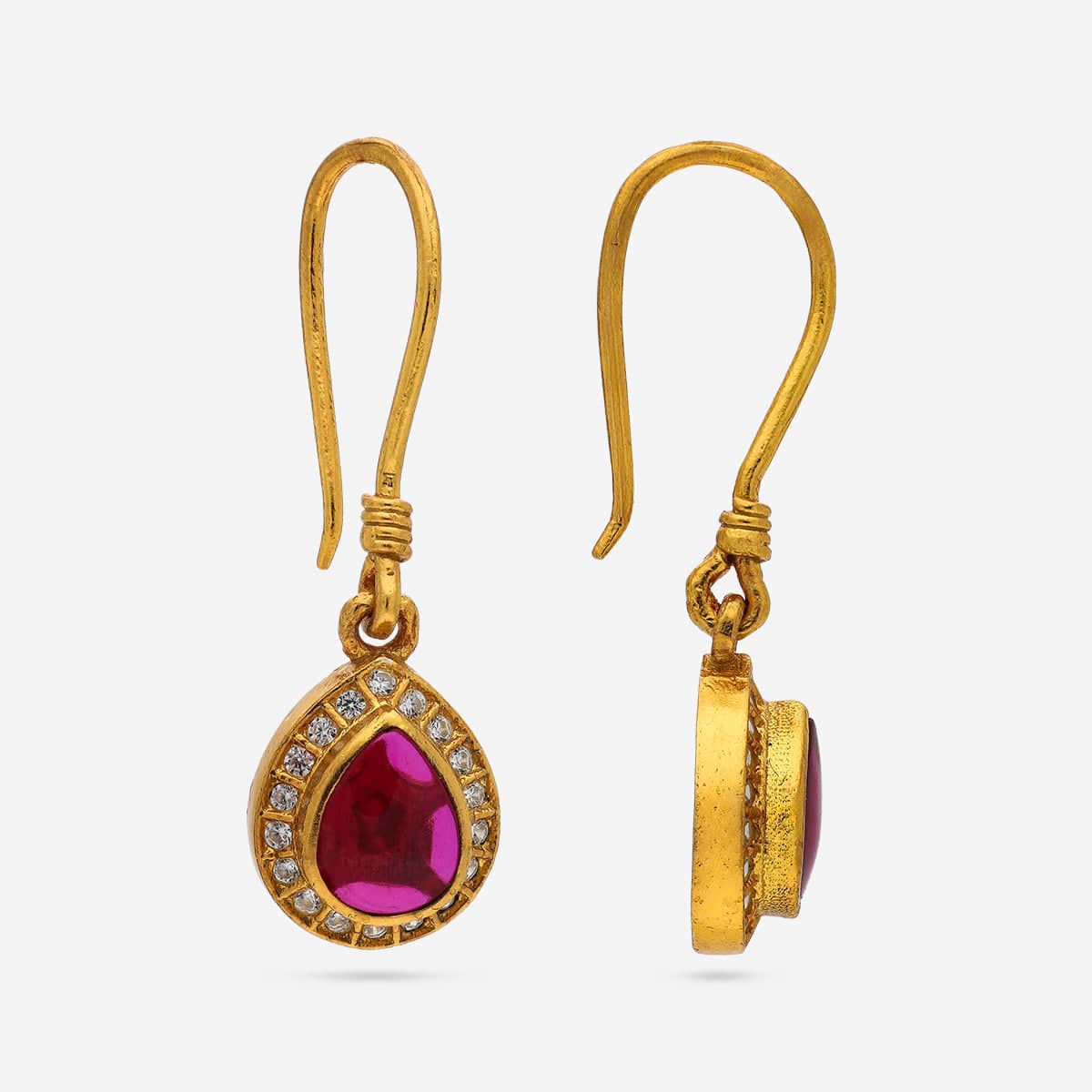 Silver Temple Earring 191829 - Image 3