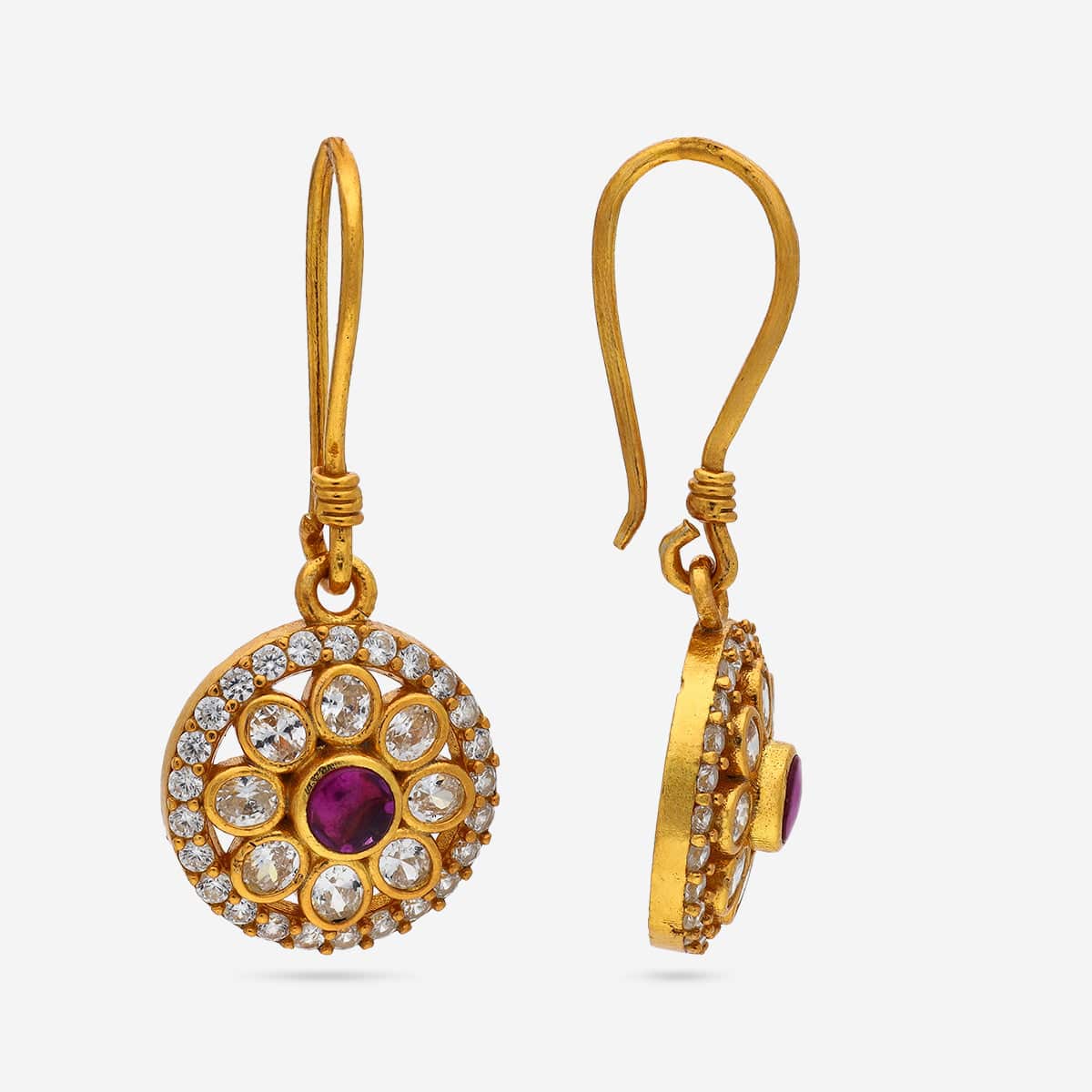 Silver Temple Earring 191830 - Image 4