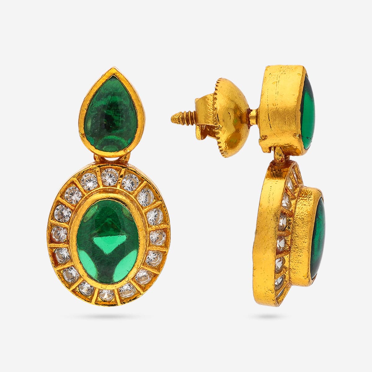 Silver Temple Earring 191831 - Image 7
