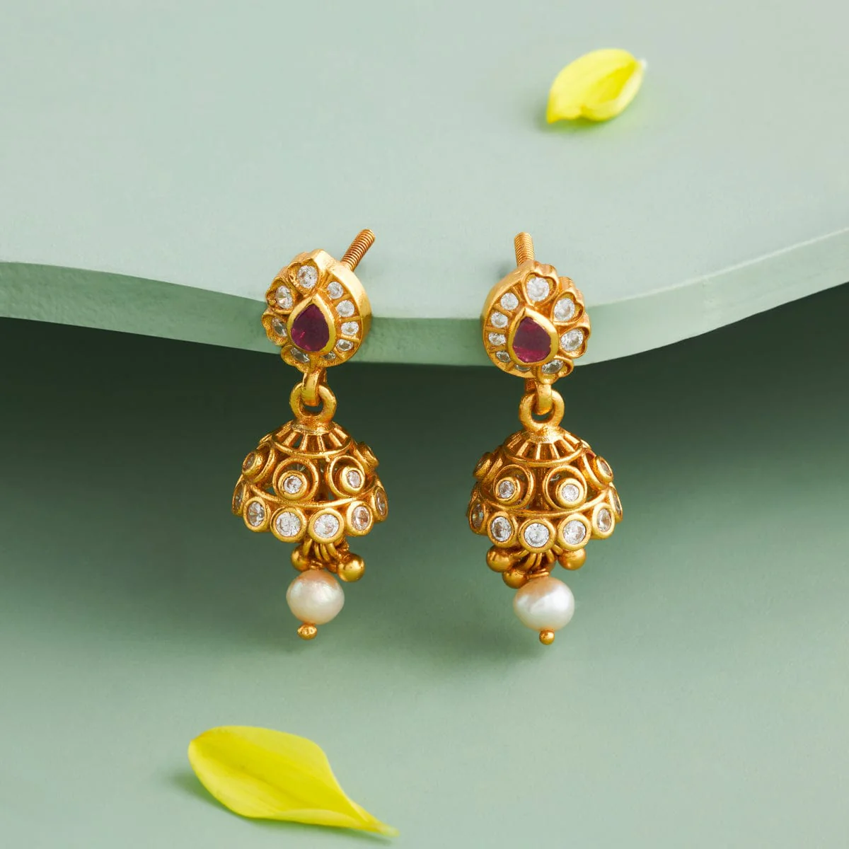 Silver Temple Earring 191893 - Image 2