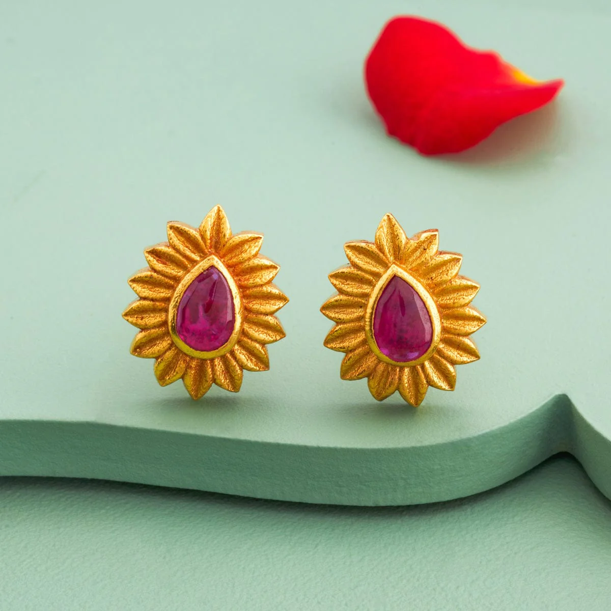 Silver Temple Earring 193291 - Image 2