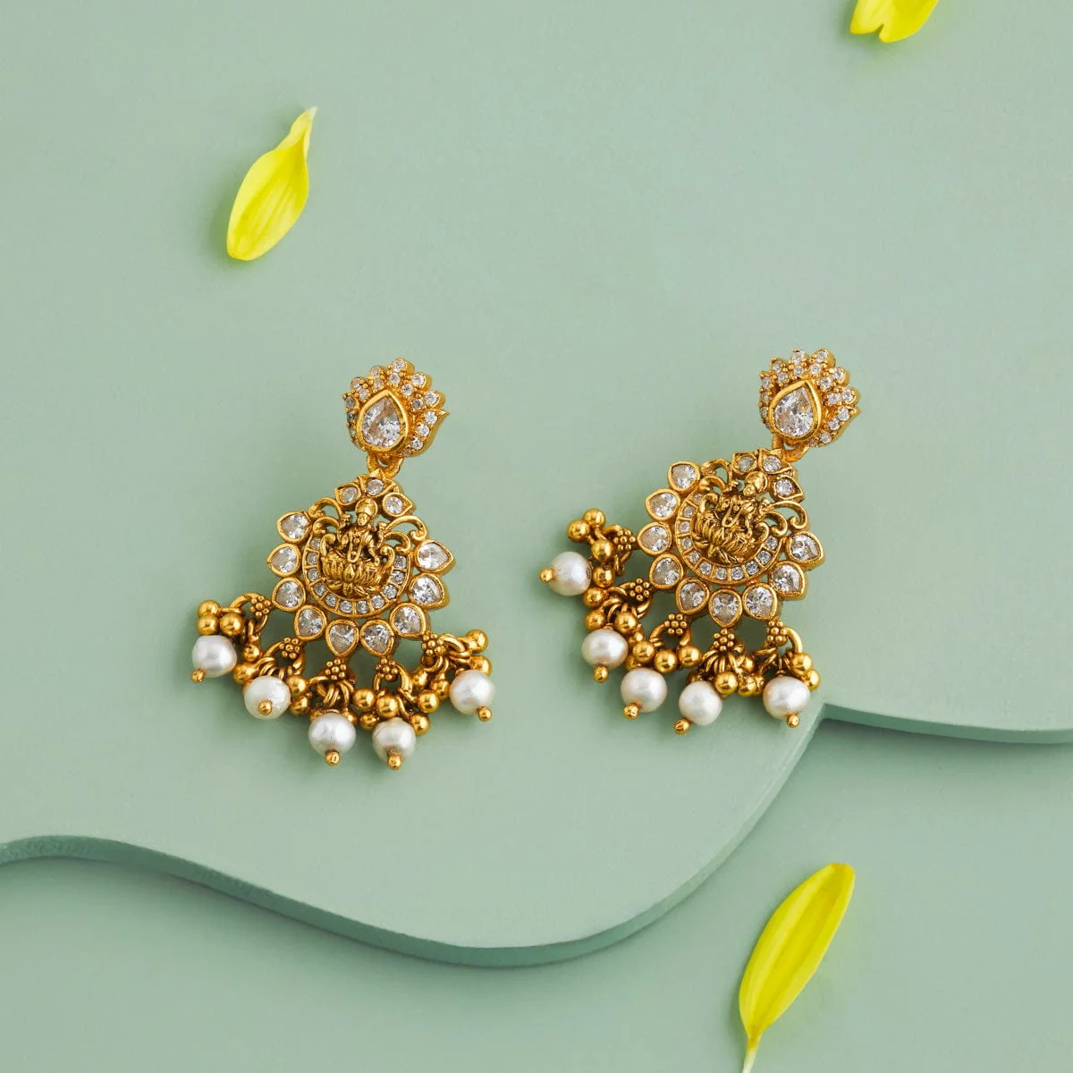 Silver Temple Earring 193293 - Image 2