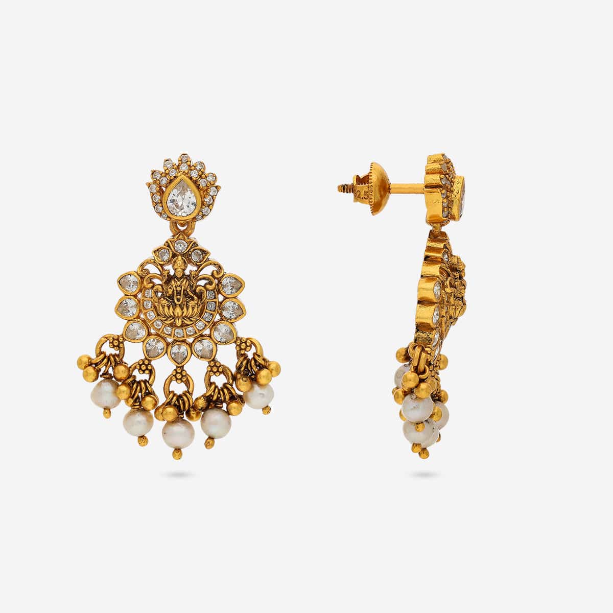 Silver Temple Earring 193293 - Image 4