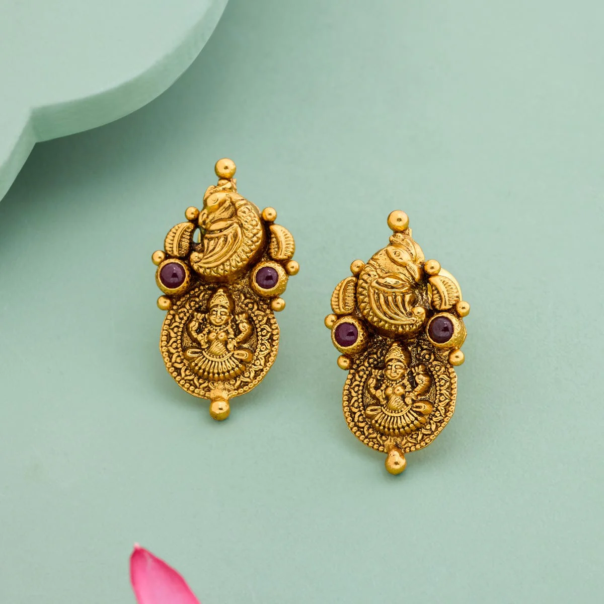 Silver Temple Earring 193850 - Image 2