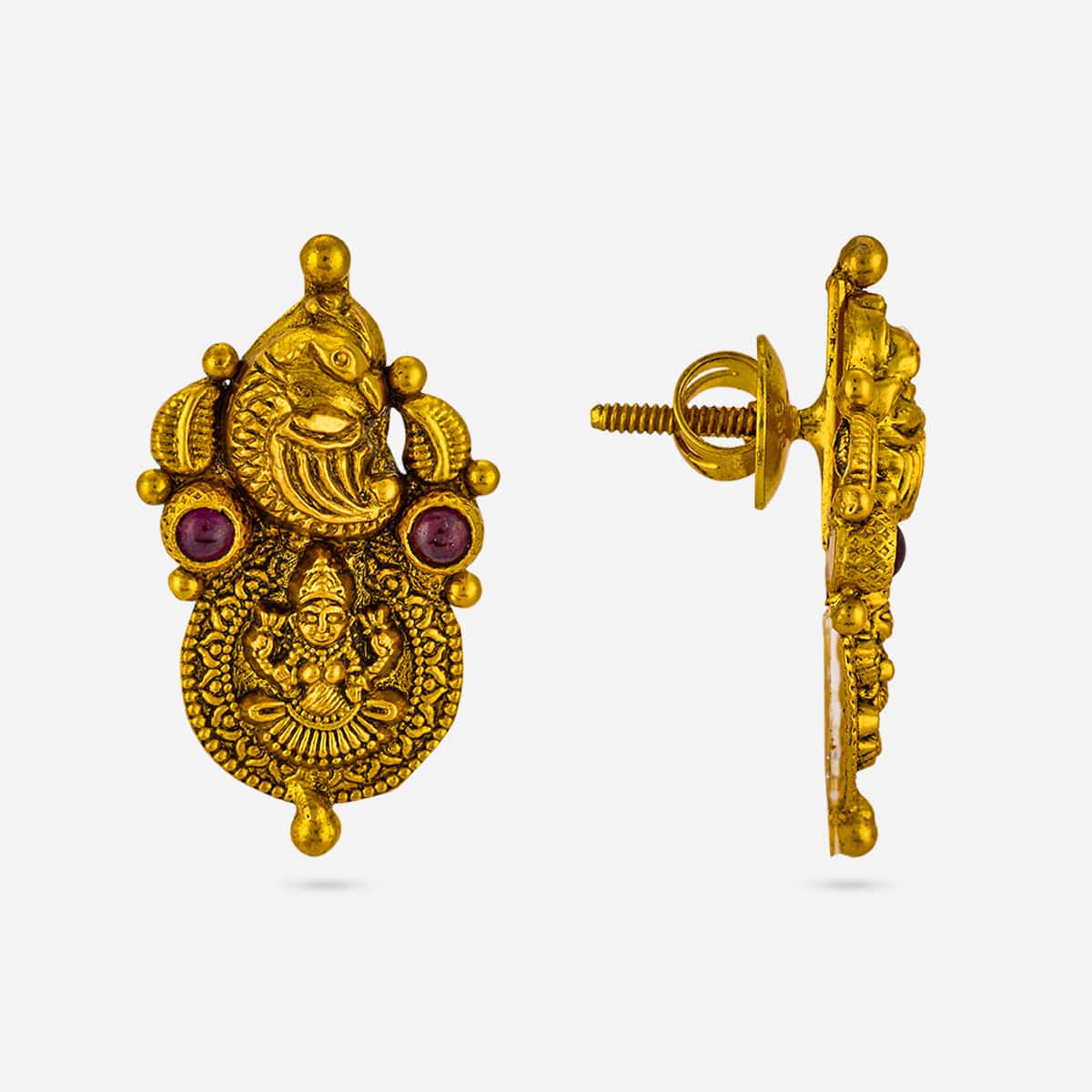 Silver Temple Earring 193850 - Image 4