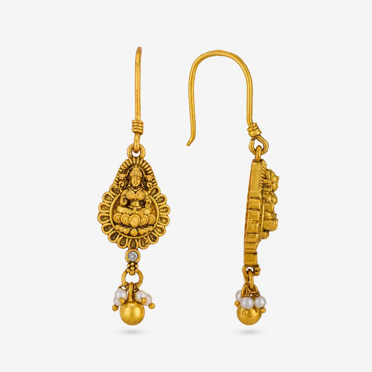 Silver Temple Earring 197014 - Image 4
