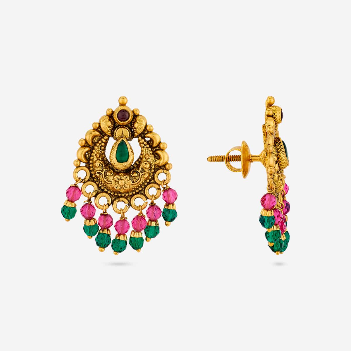 Silver Temple Earring 197044 - Image 3
