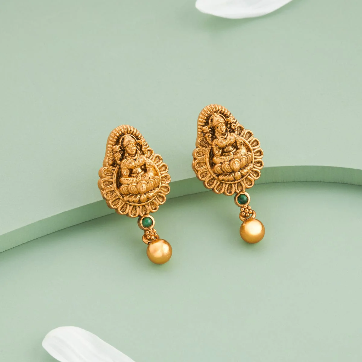 Silver Temple Earring 197054 - Image 5
