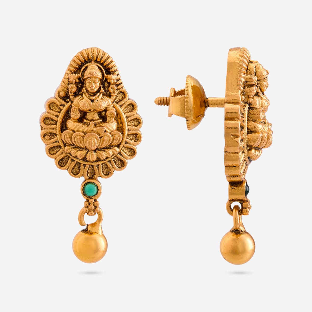 Silver Temple Earring 197054 - Image 7