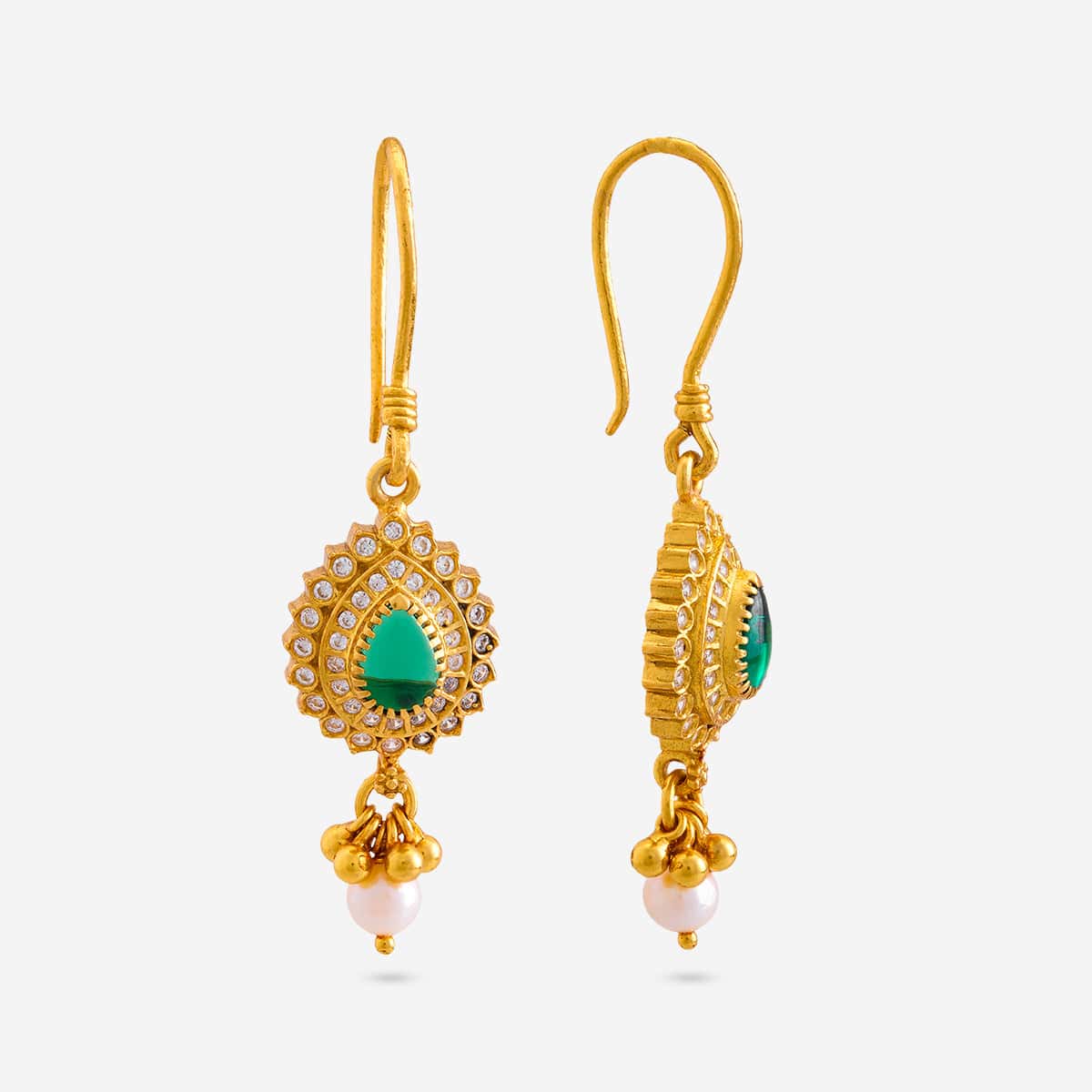Silver Temple Earring 197057 - Image 4