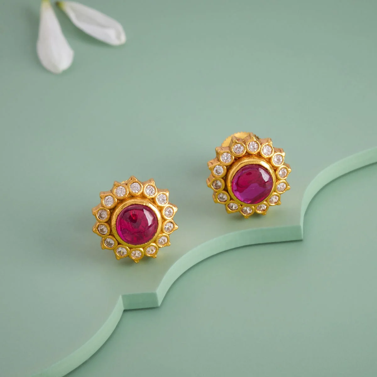 Silver Temple Earring 197213 - Image 2