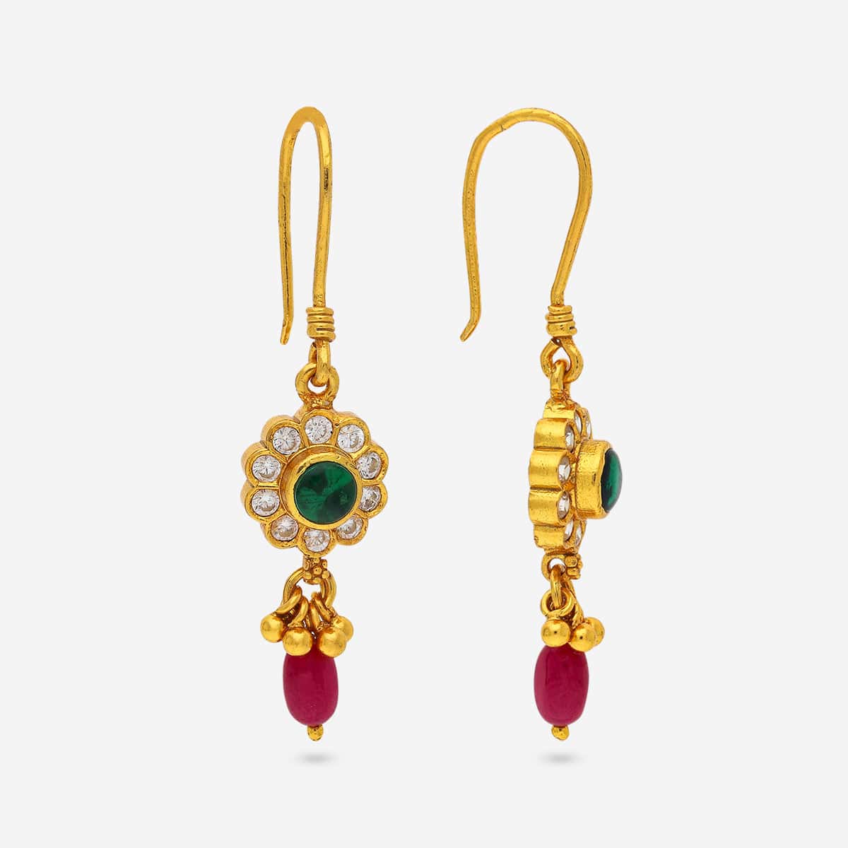 Silver Temple Earring 197457 - Image 4