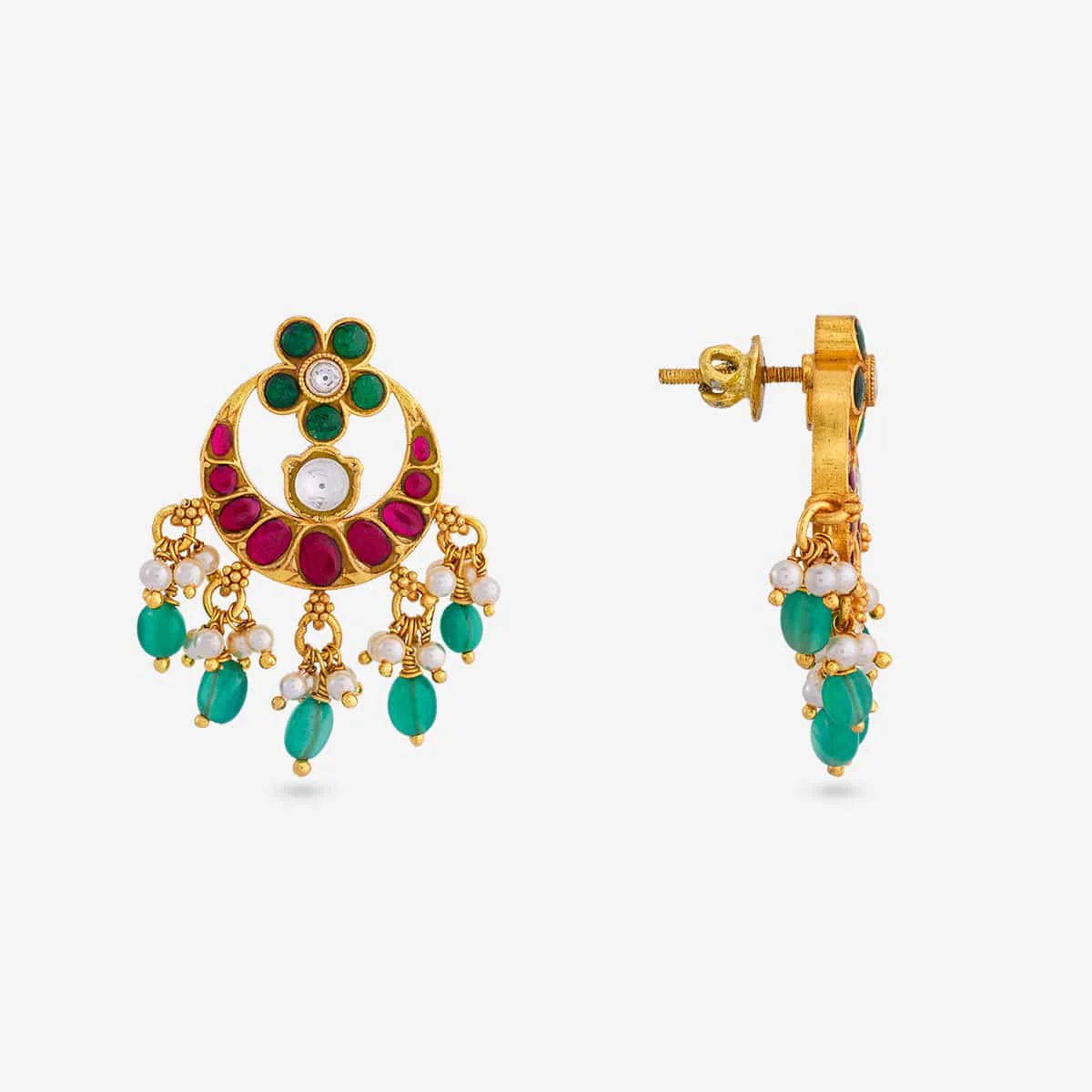 Silver Temple Earring 198431 - Image 3