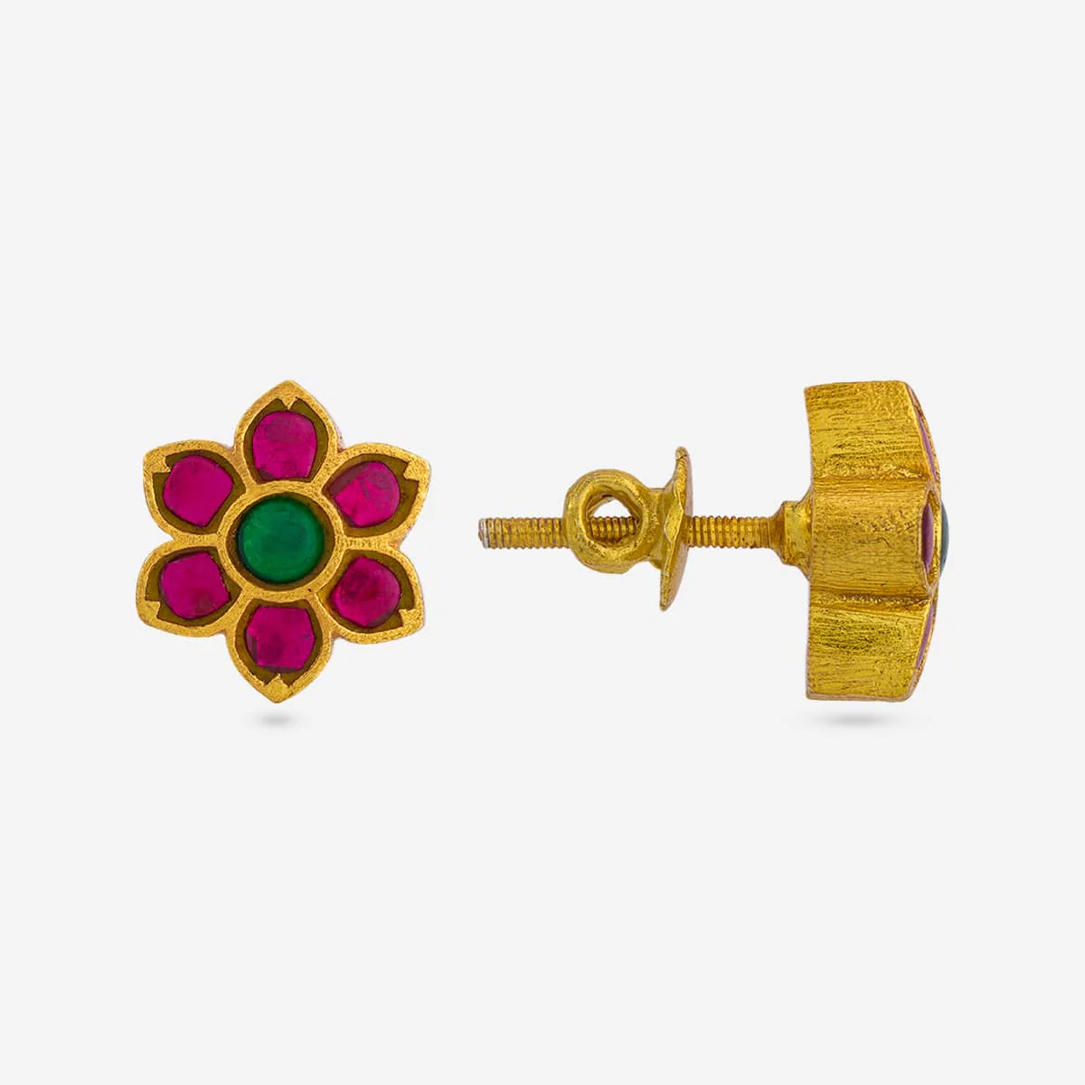 Silver Temple Earring 198433 - Image 3