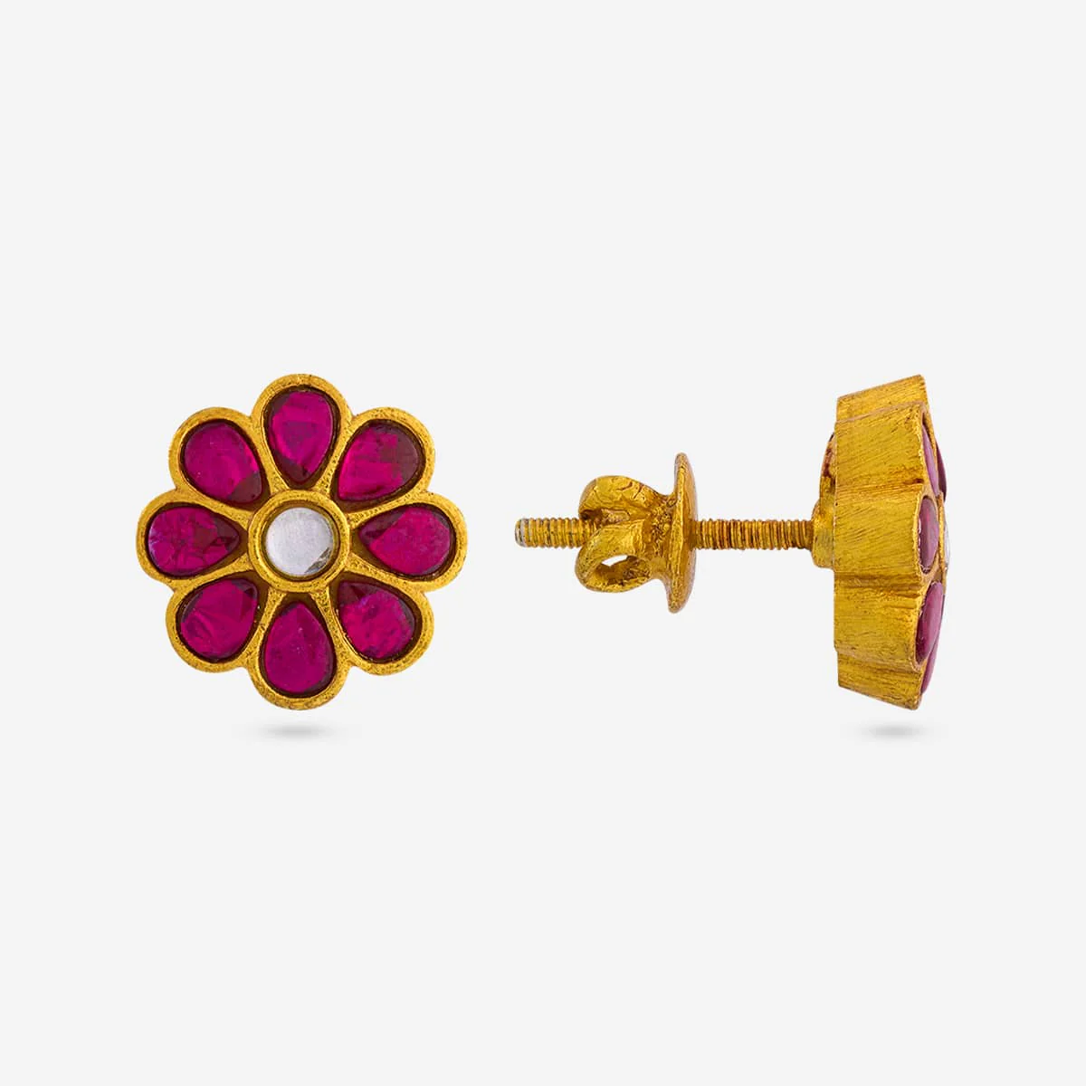 Silver Temple Earring 198434 - Image 3