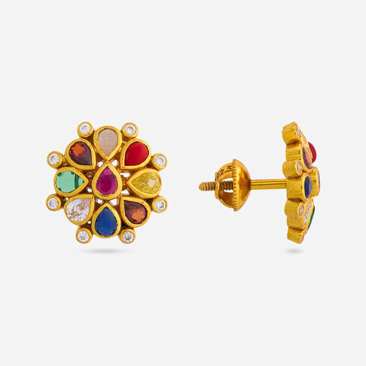 Silver Temple Earring 198565 - Image 3