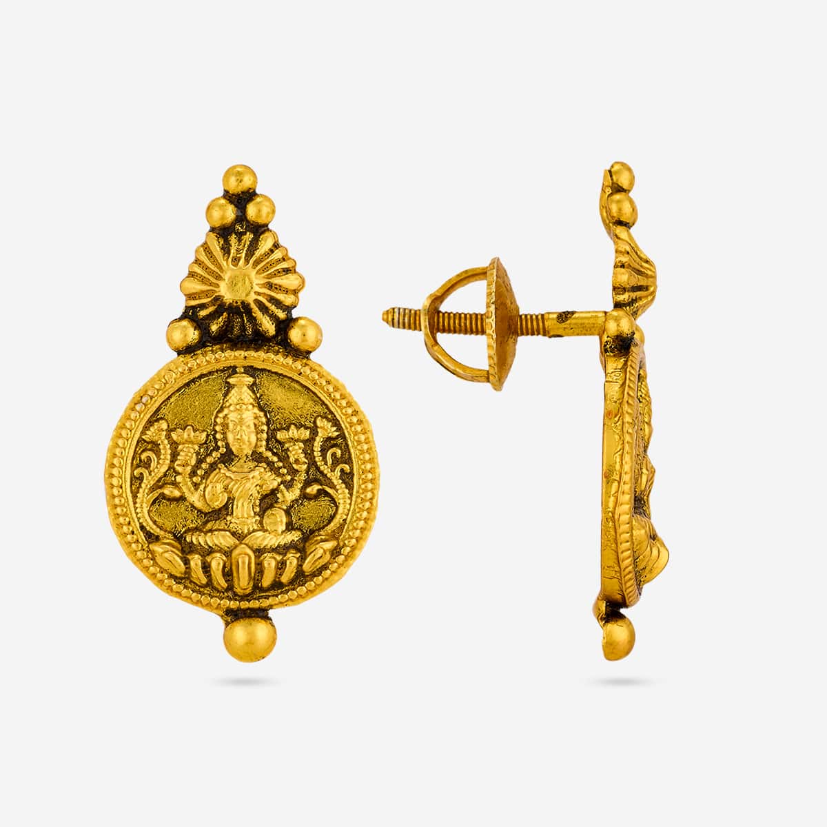 Silver Temple Earring 198567 - Image 4