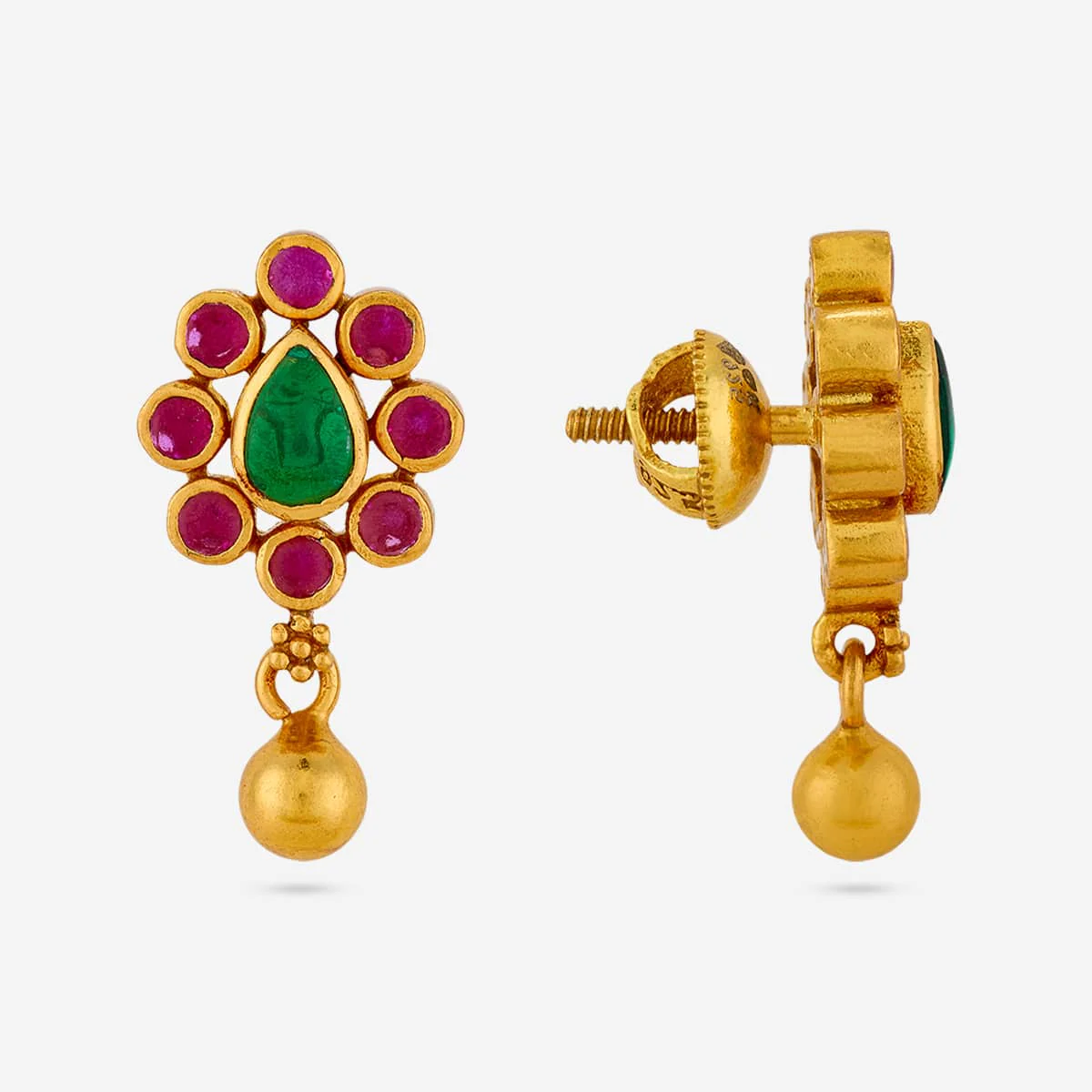 Silver Temple Earring 198569 - Image 3