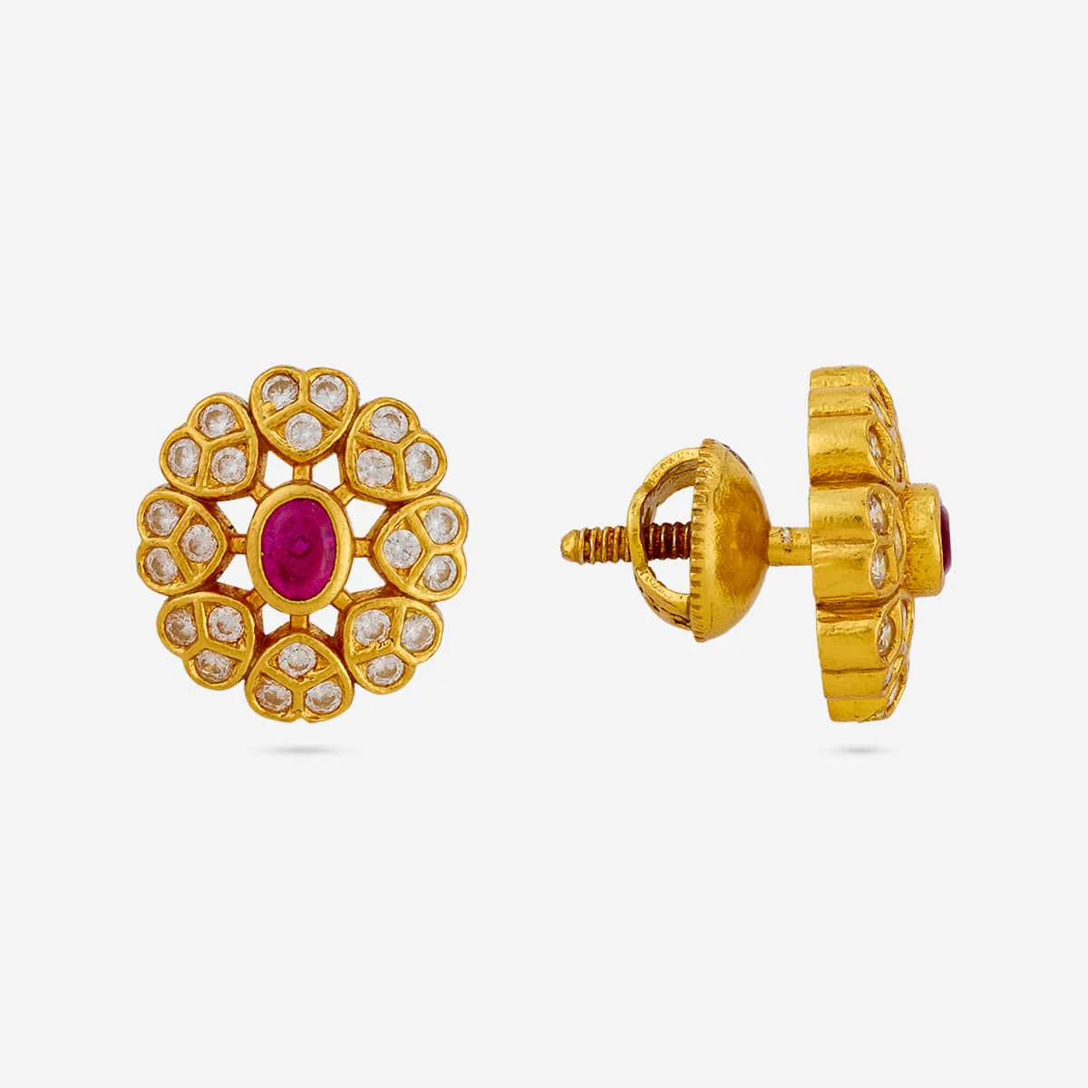 Silver Temple Earring 198574 - Image 3
