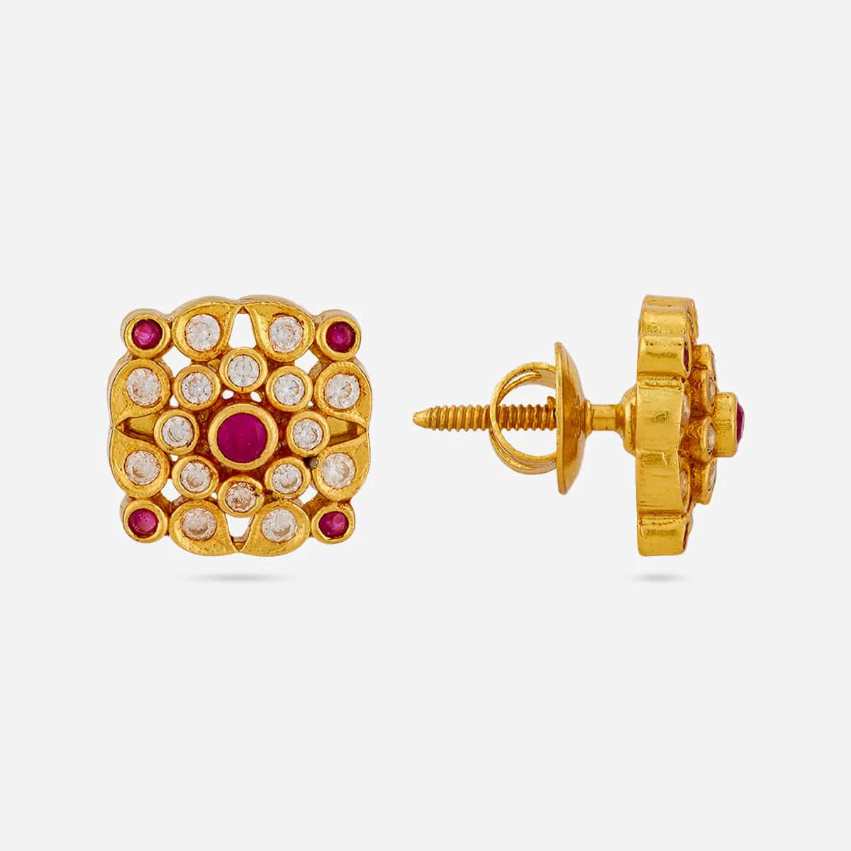 Silver Temple Earring 198598 - Image 3