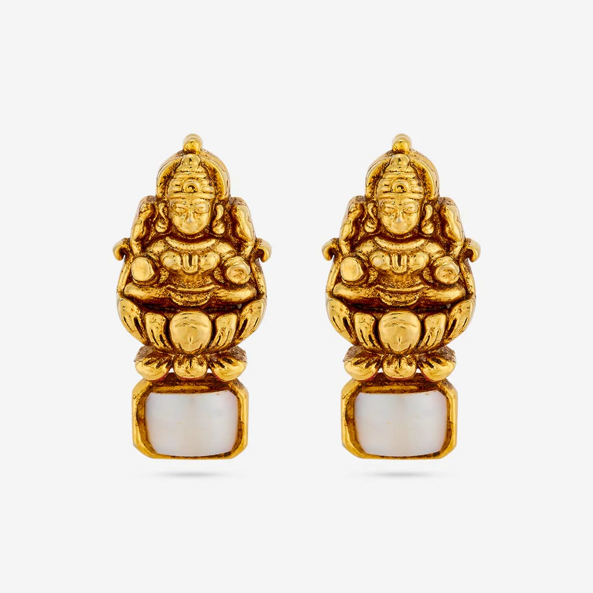 Silver Temple Earring 198671 - Image 4