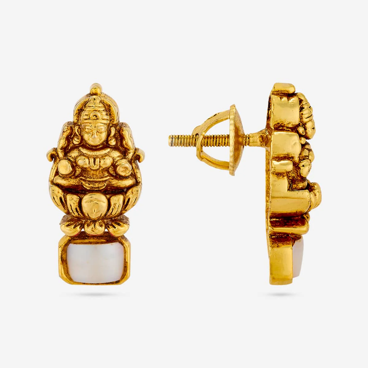 Silver Temple Earring 198671 - Image 6