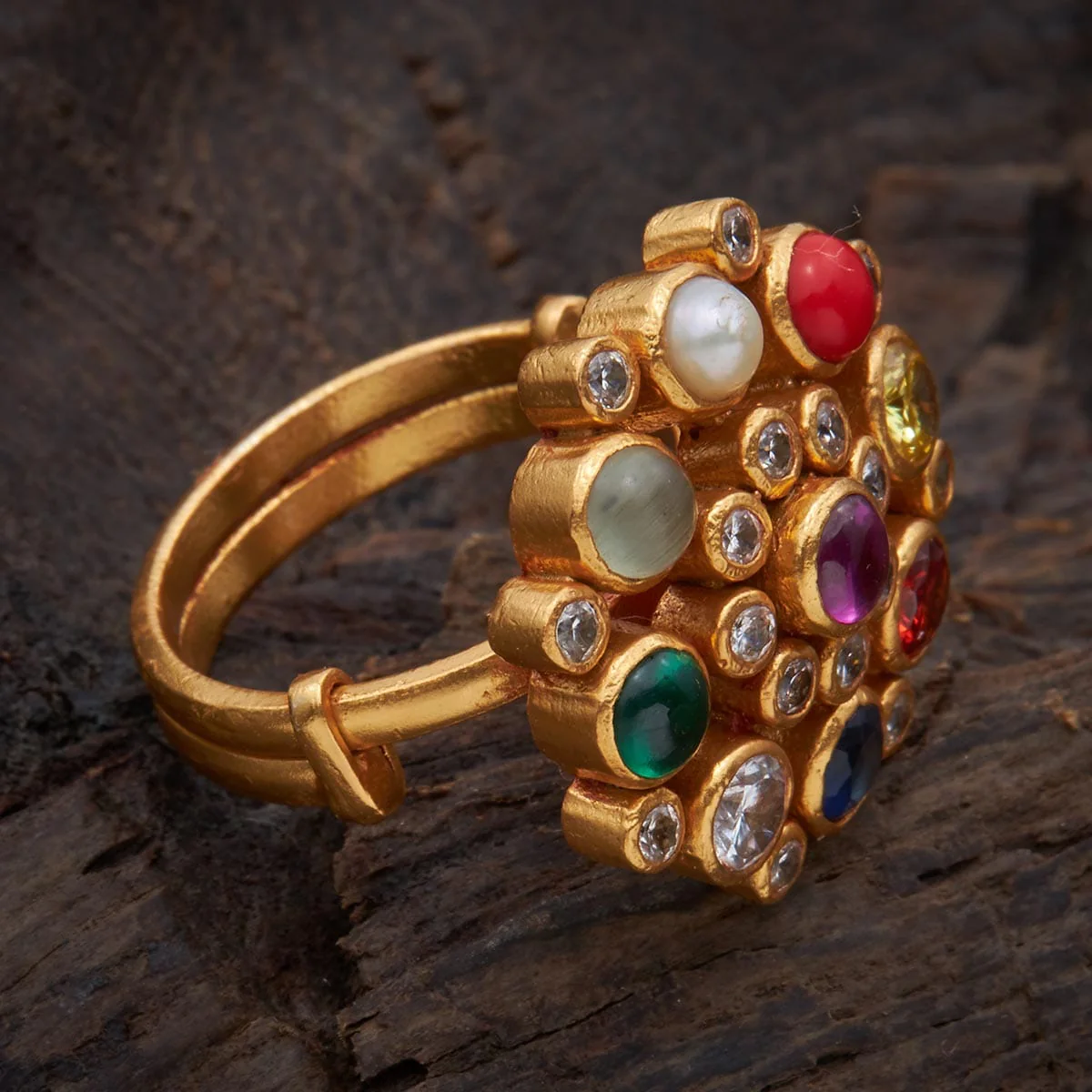 Silver Temple Finger Ring 134558 - Image 2