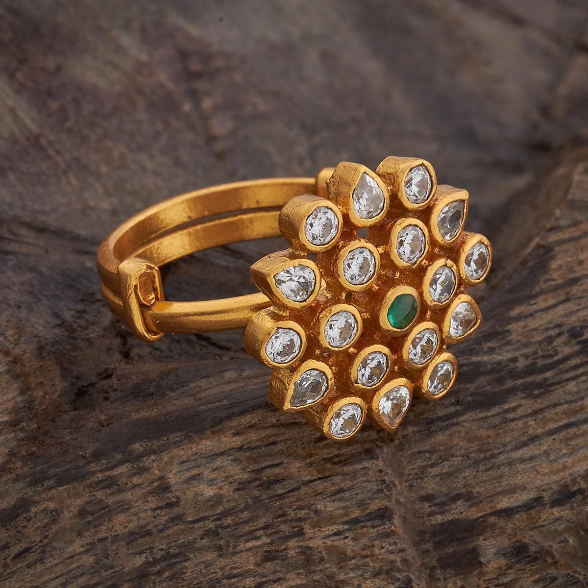 Silver Temple Finger Ring 141428 - Image 3