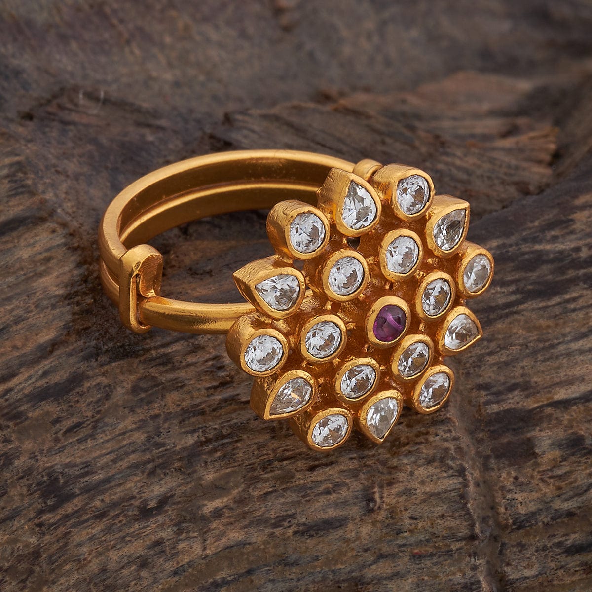 Silver Temple Finger Ring 141428 - Image 6