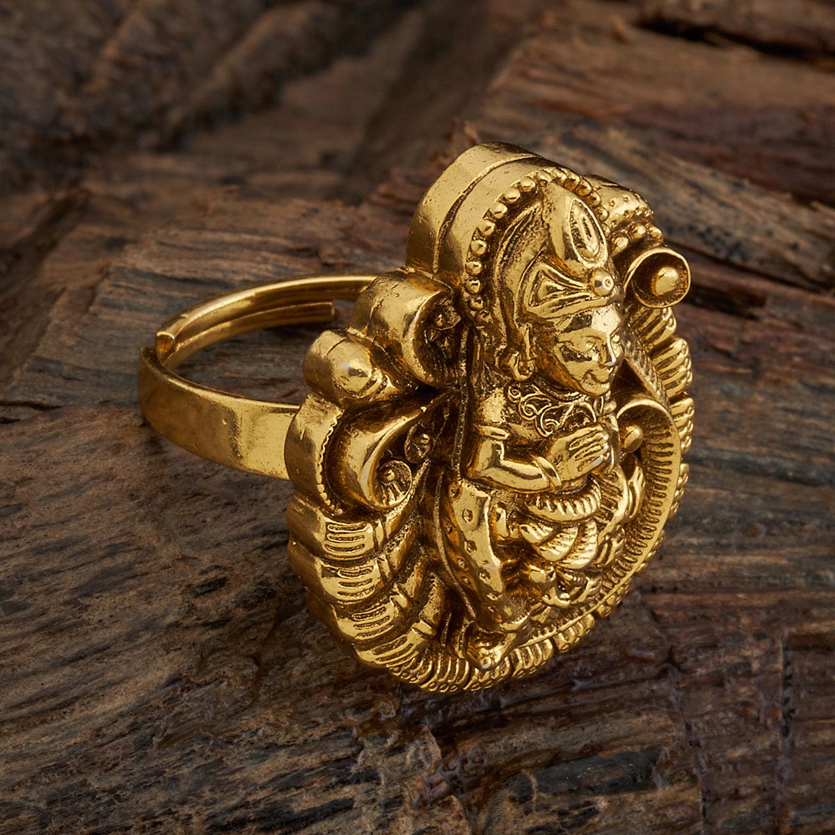 Silver Temple Finger Ring 161461 - Image 3