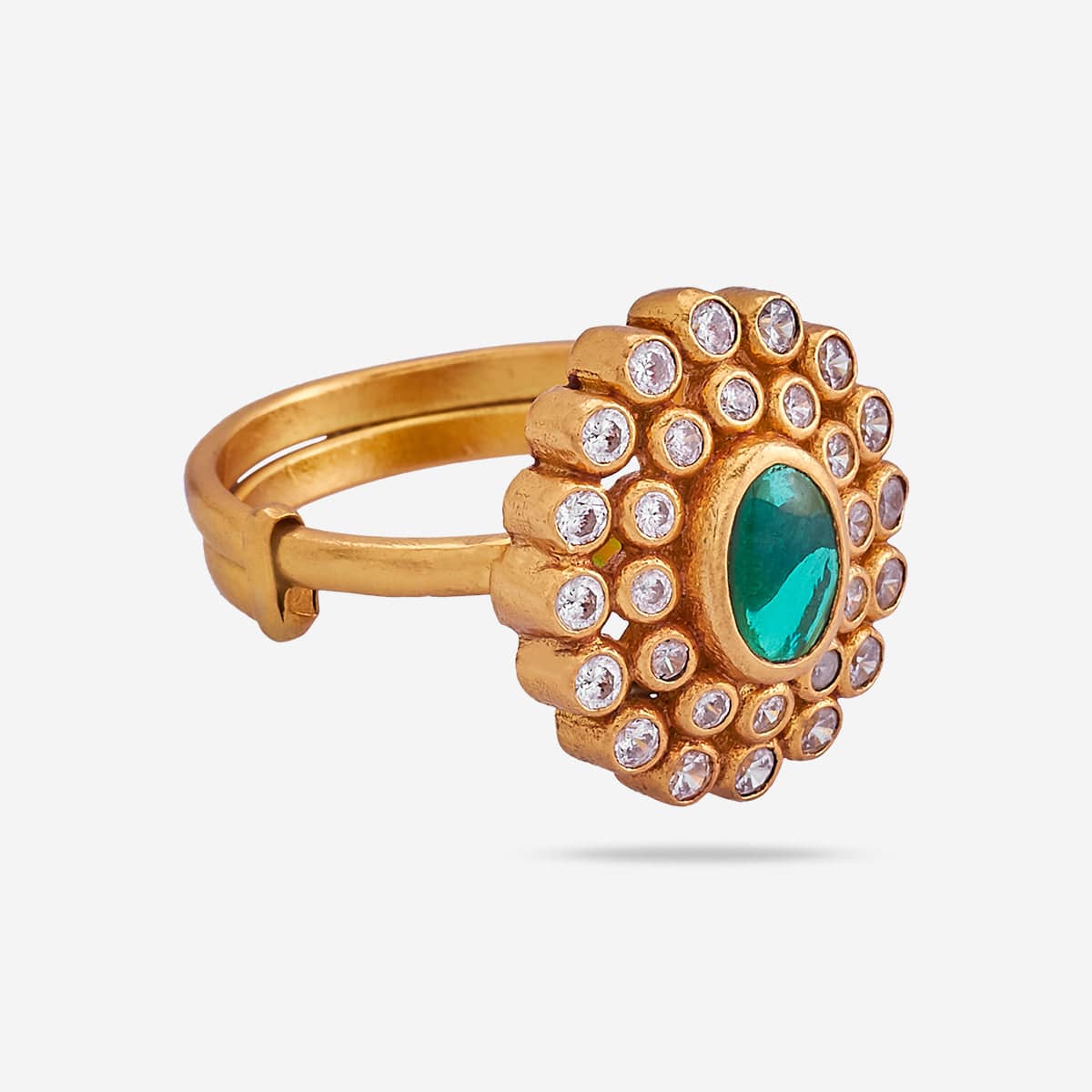 Silver Temple Finger Ring 164673 - Image 3