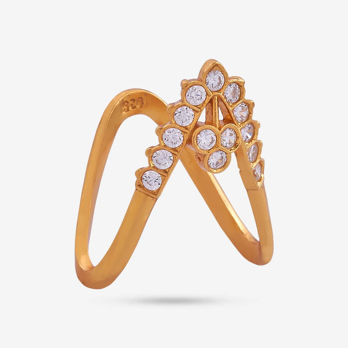 Silver Temple Finger Ring 167824 - Image 2