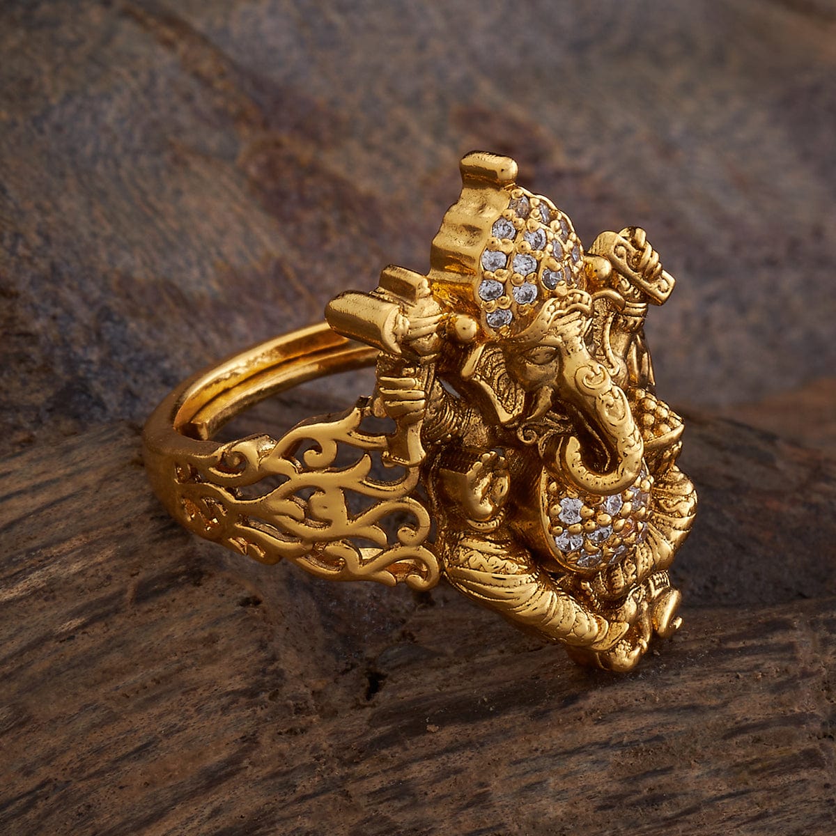 Silver Temple Finger Ring 173609 - Image 3