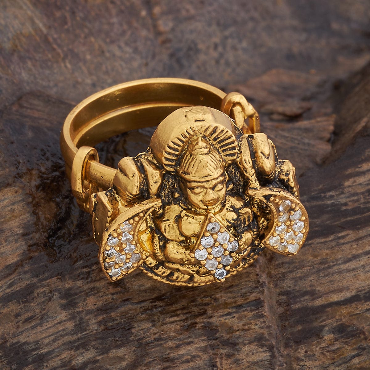 Silver Temple Finger Ring 178132 - Image 3