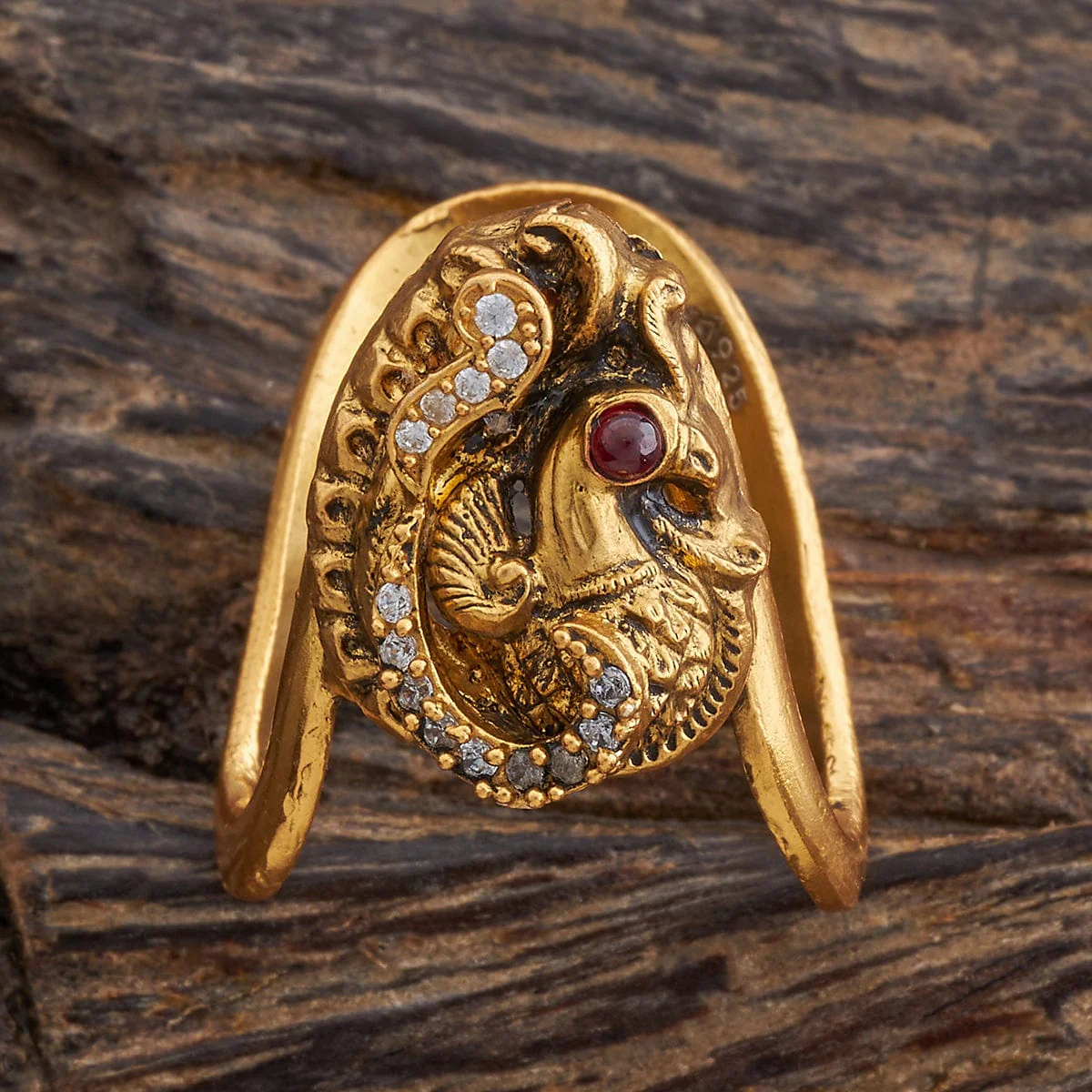 Silver Temple Finger Ring 178138 - Image 4