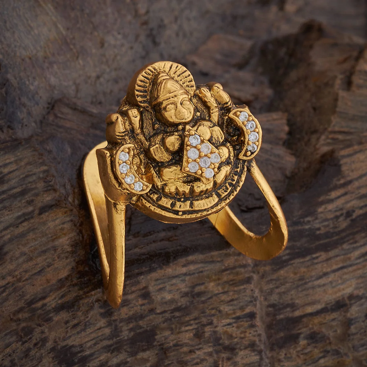 Silver Temple Finger Ring 178139 - Image 3