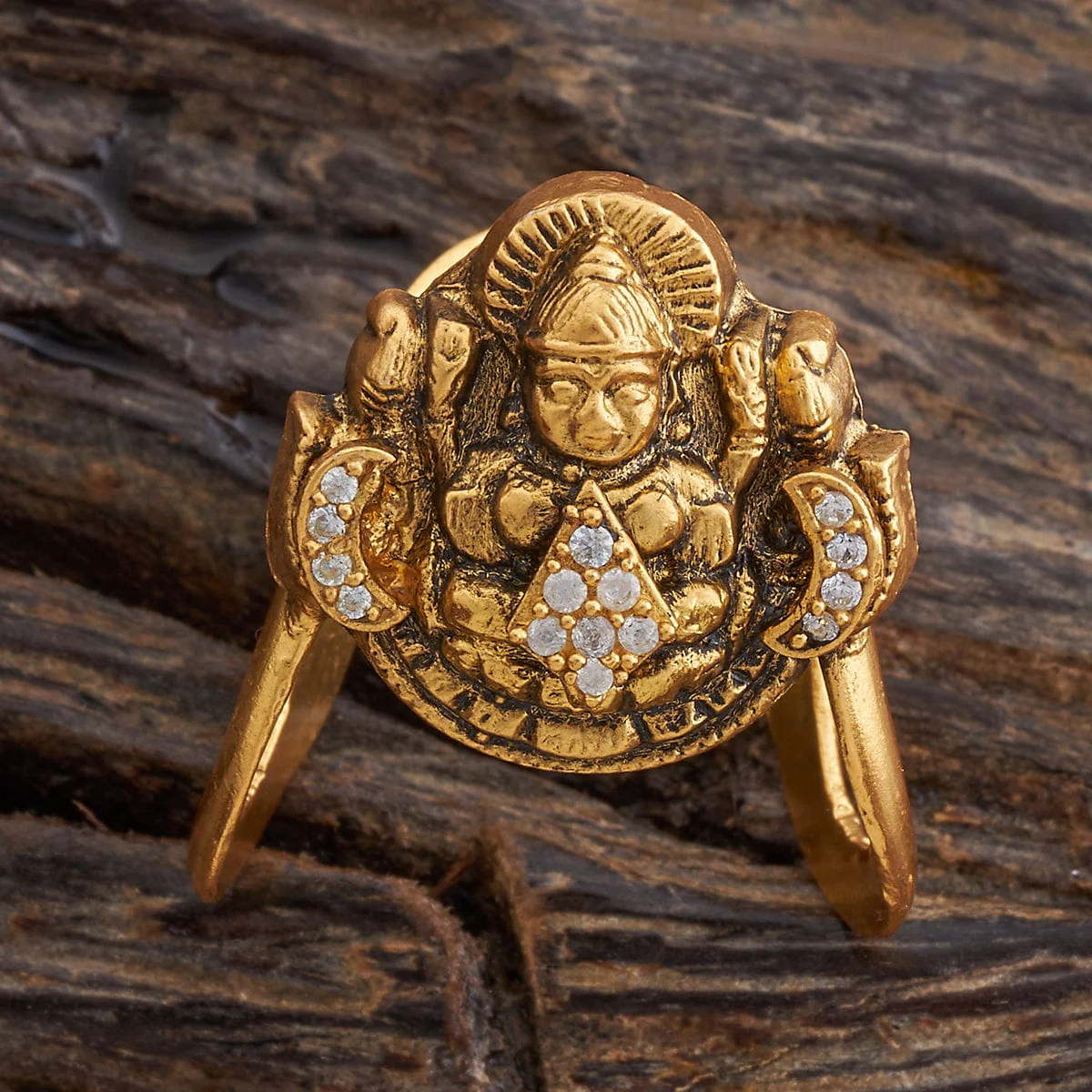 Silver Temple Finger Ring 178139 - Image 4