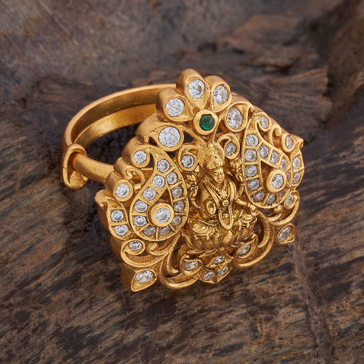 Silver Temple Finger Ring 178146 - Image 3
