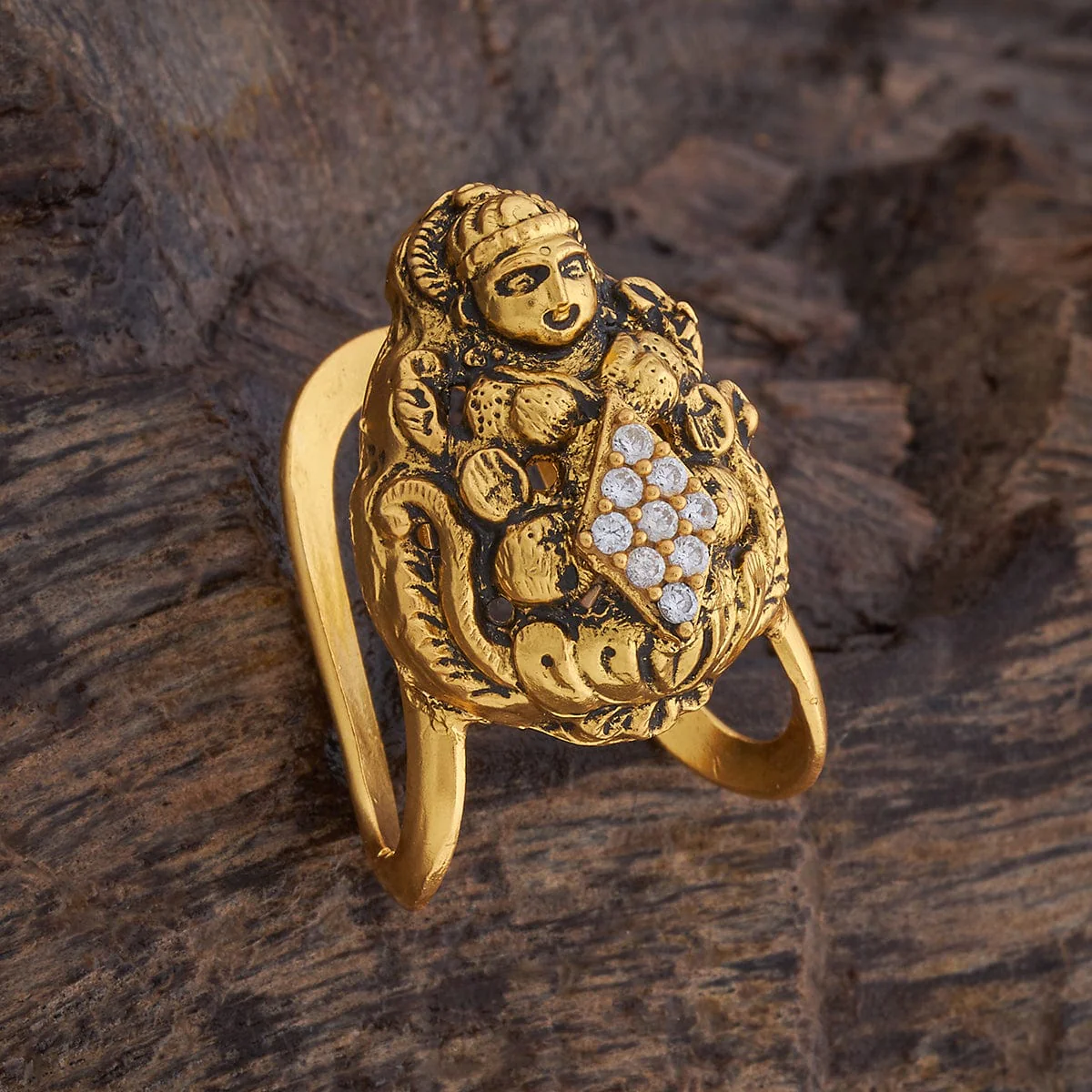 Silver Temple Finger Ring 180427 - Image 3