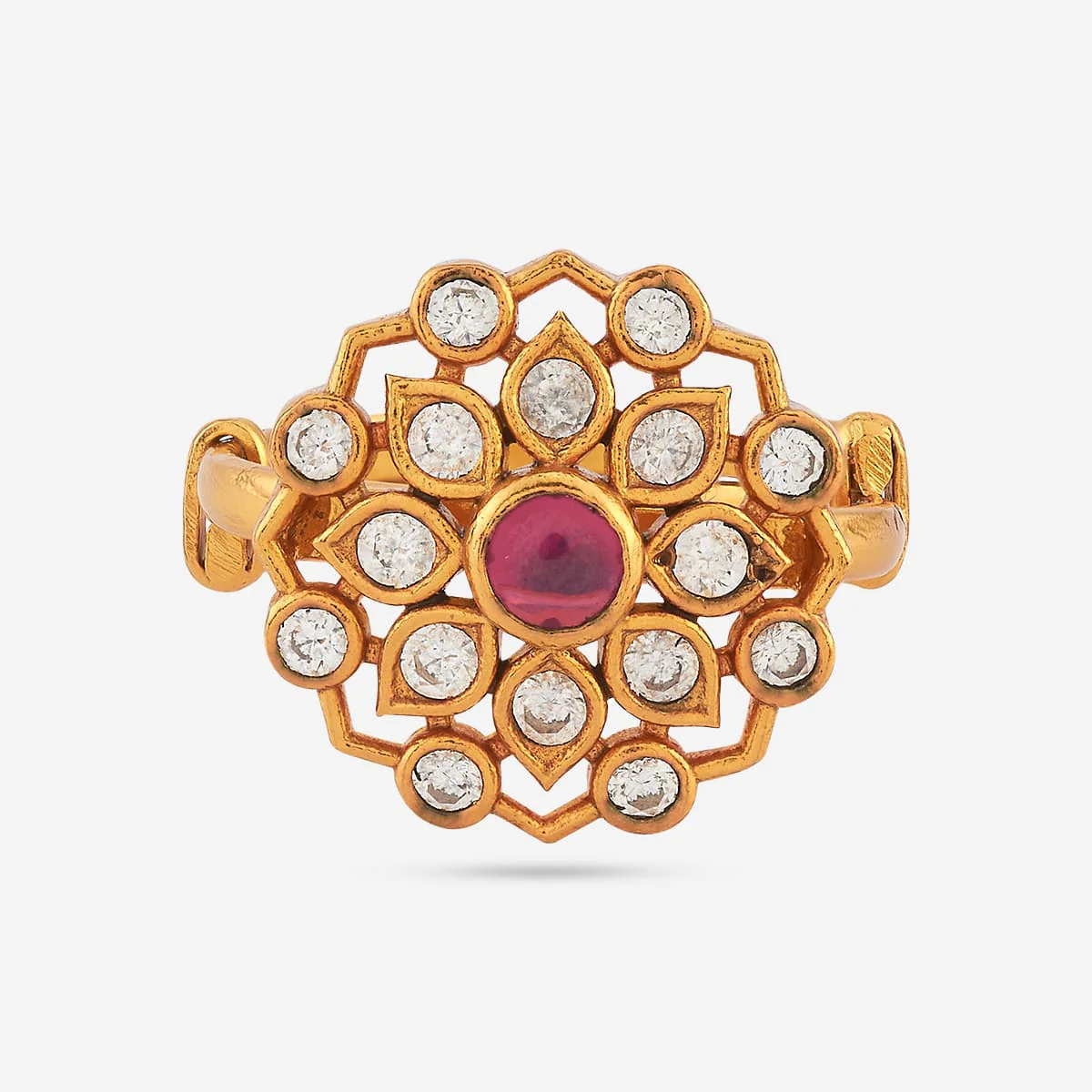 Silver Temple Finger Ring 188185 - Image 3