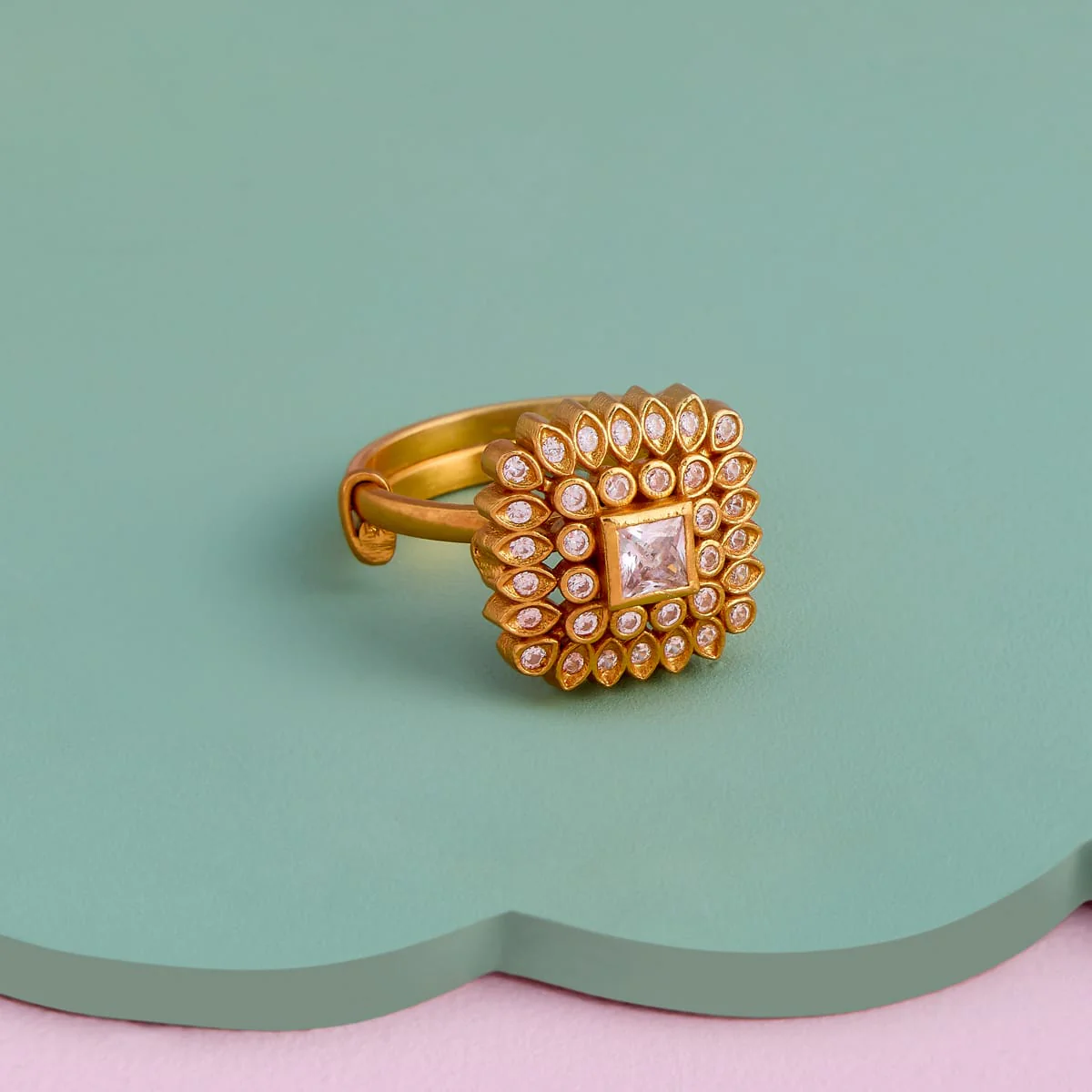 Silver Temple Finger Ring 188186 - Image 11
