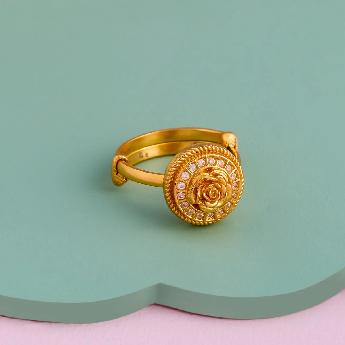 Silver Temple Finger Ring 188187 - Image 2