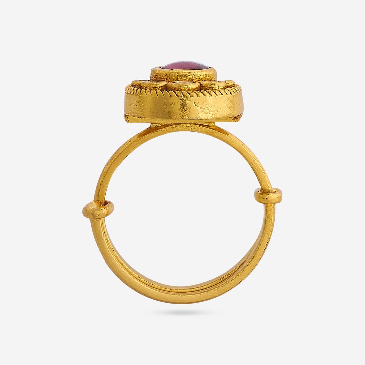 Silver Temple Finger Ring 190553 - Image 5
