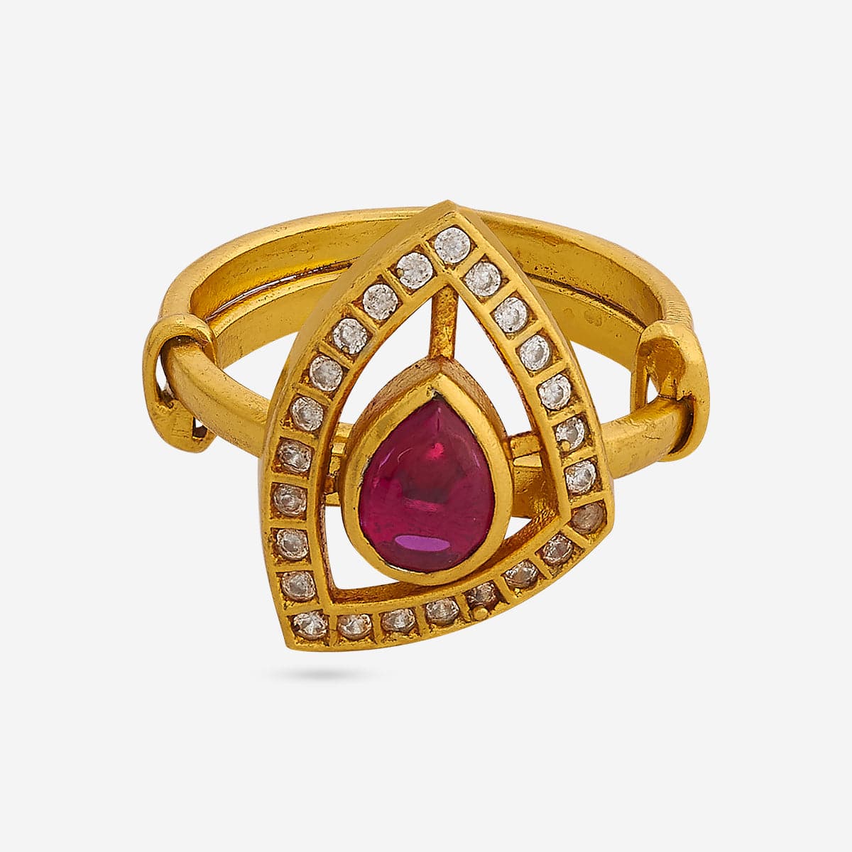 Silver Temple Finger Ring 190555 - Image 4