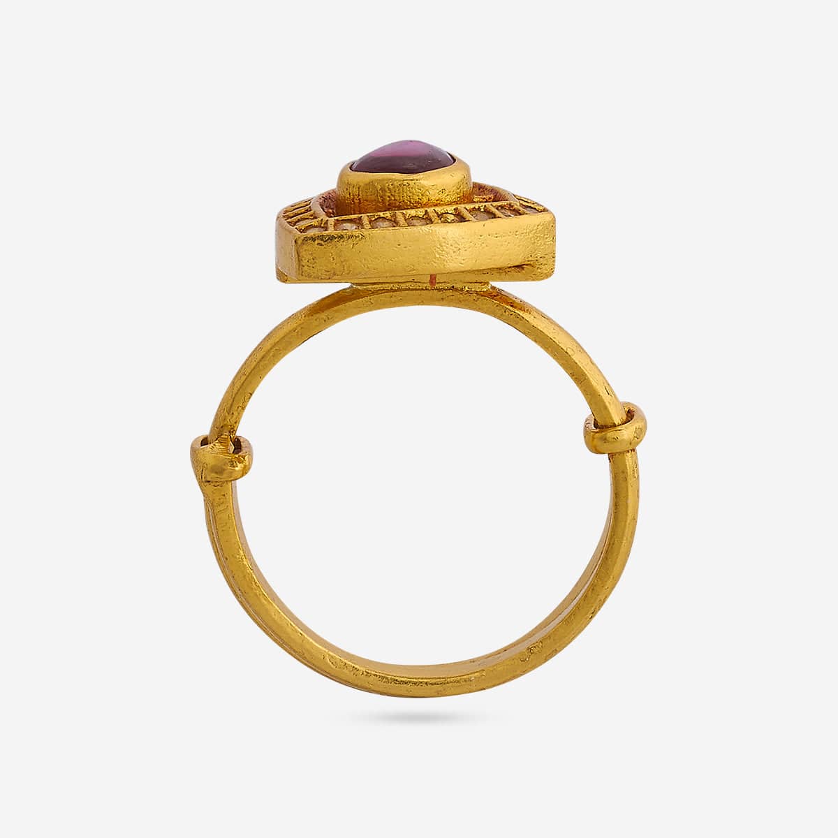 Silver Temple Finger Ring 190555 - Image 5