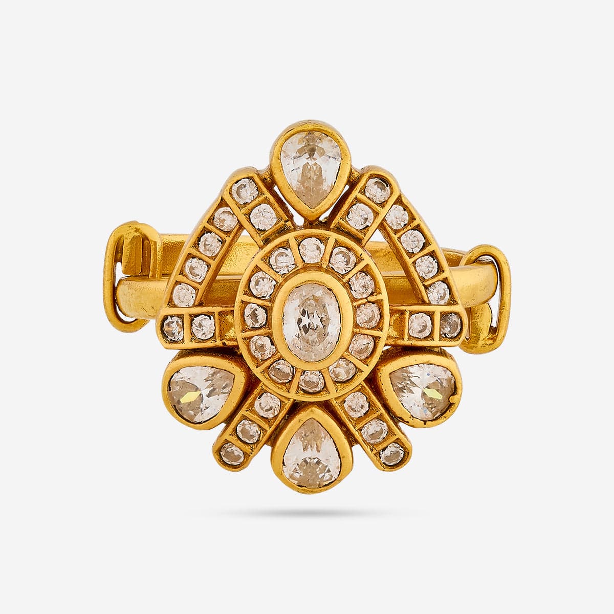 Silver Temple Finger Ring 190556 - Image 4