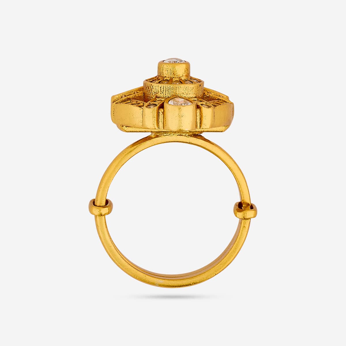Silver Temple Finger Ring 190556 - Image 5